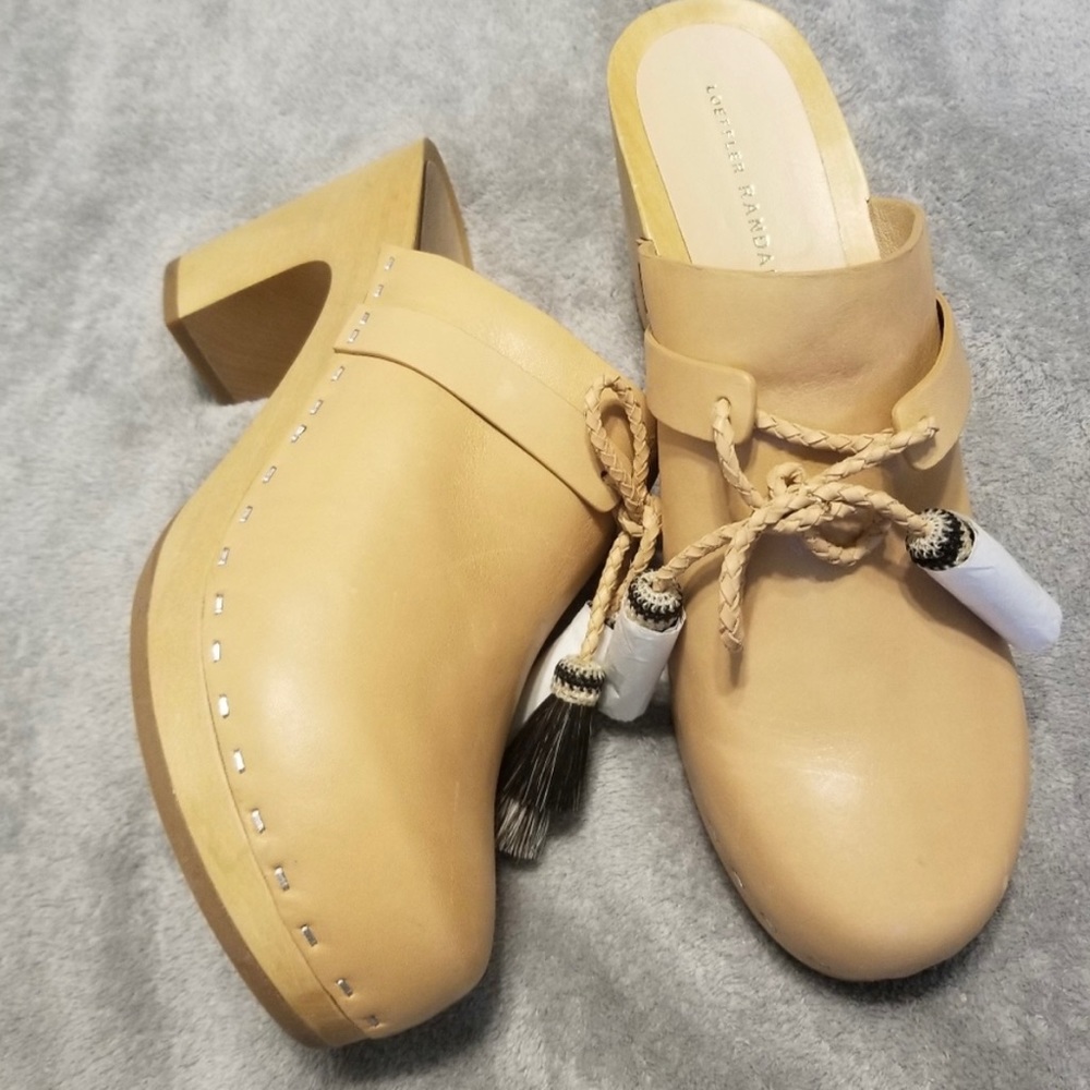 Loeffler Randall's tassel clogs